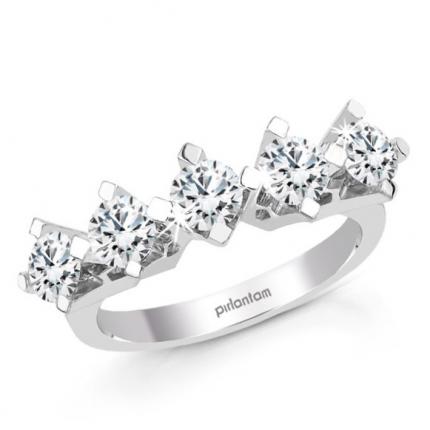 1.50 ct  Pırlanta Beştaş Alyans